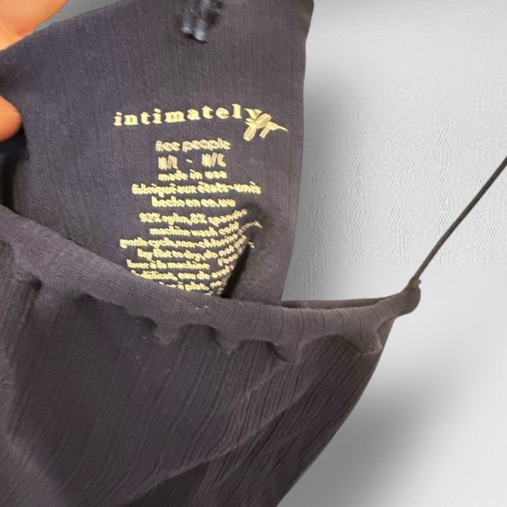 Intimately Free People Navy Crop Camisole nwt - Picture 6 of 6